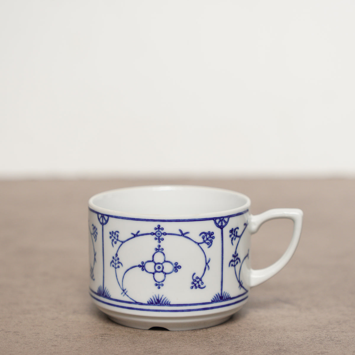 東德Jäger唐草紋Blau Saks茶杯組
