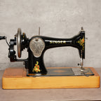 1938年Singer 128K手搖古董縫紉機
