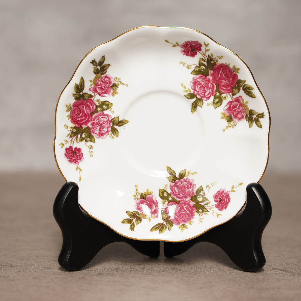 1960英國Royal Ascot"紅玫瑰'系列細骨瓷杯組