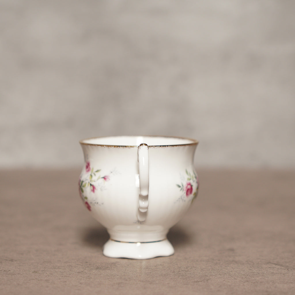 英國Elizabethan雙色玫瑰細骨瓷手工噴金杯組