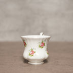 英國Royal Albert"勿忘我玫瑰"22k金His &amp; Hers骨瓷杯組