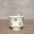 英國Royal Albert"勿忘我玫瑰"22k金His &amp; Hers骨瓷杯組