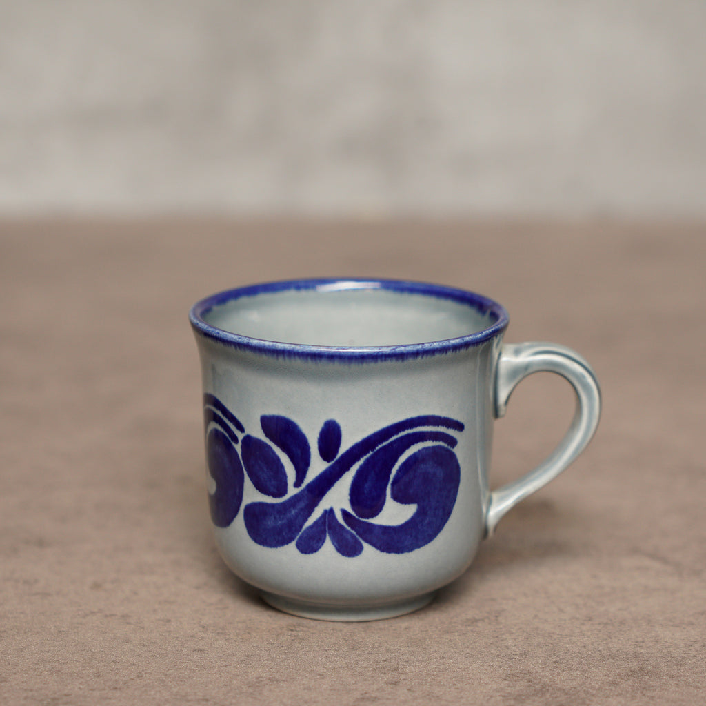 1980's比利時Boch "Grau-Blau"系列陶杯組