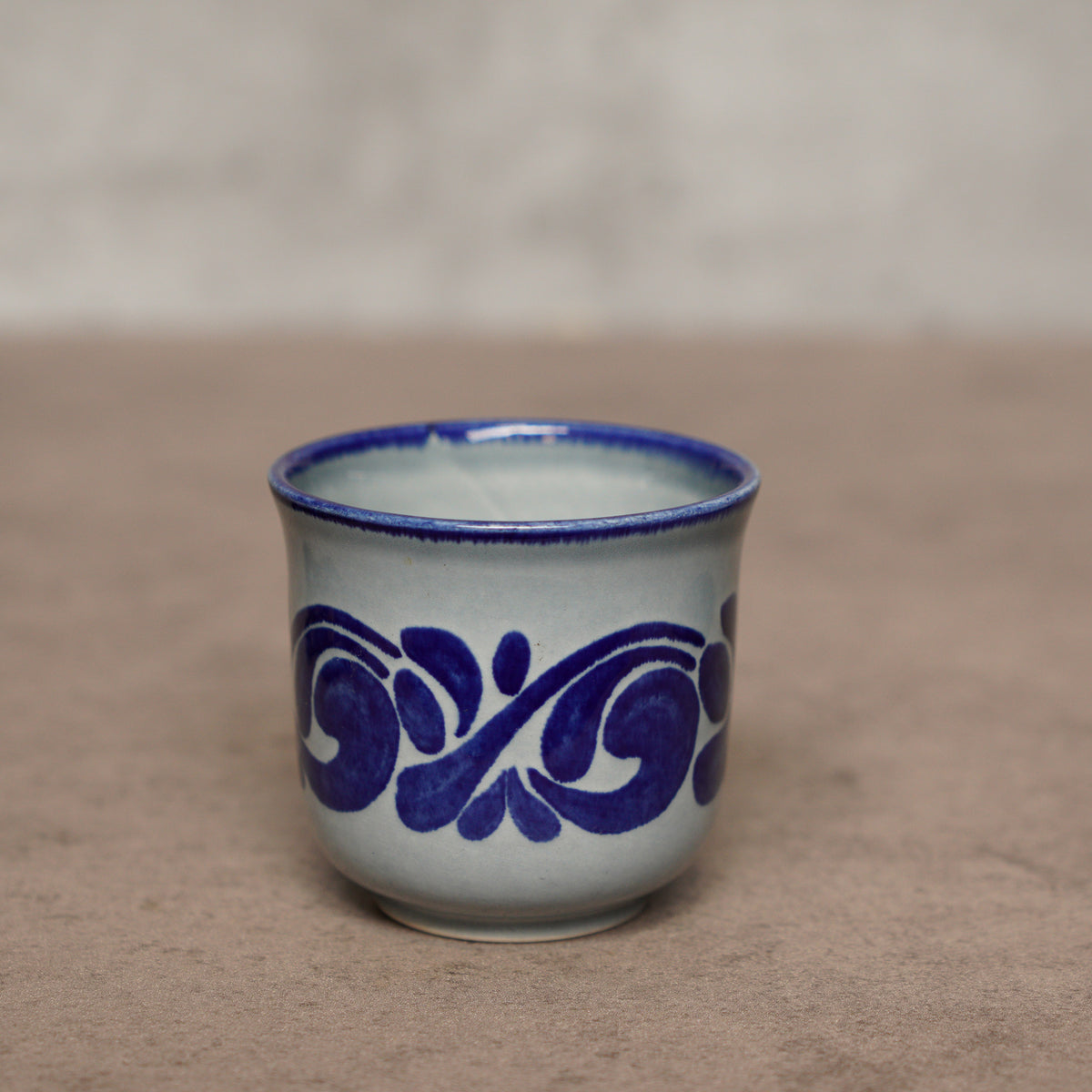 1980's比利時Boch "Grau-Blau"系列陶杯組
