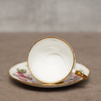 英國Elizabethan"吊鐘花"手工描金細骨瓷杯組