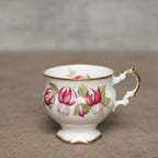英國Elizabethan"吊鐘花"手工描金細骨瓷杯組