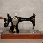 1925年Singer128K古董手搖縫紉機