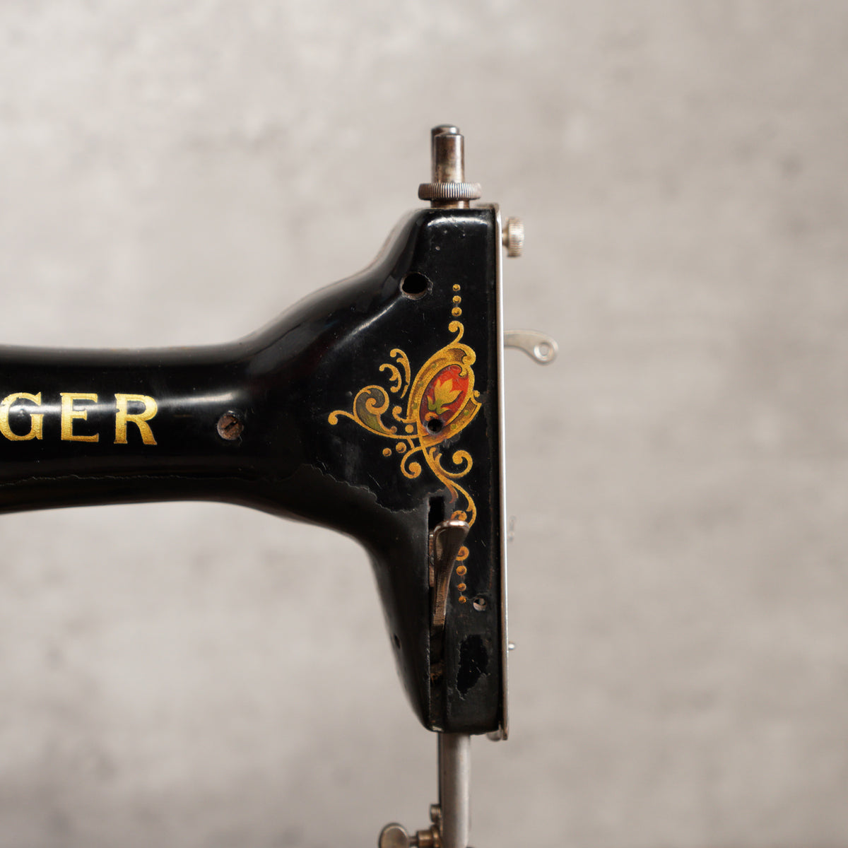 1925年Singer128K古董手搖縫紉機