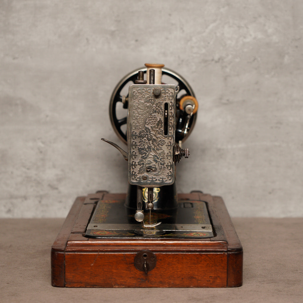 1925年Singer128K古董手搖縫紉機