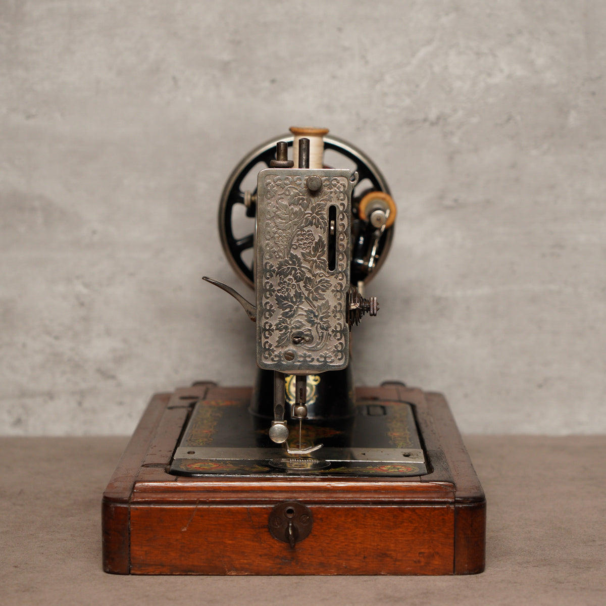 1925年Singer128K古董手搖縫紉機