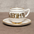 希臘Arguros Ceramics神話人物手工24K金杯組