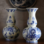 1950荷蘭Delft Blue風格手繪花瓶
