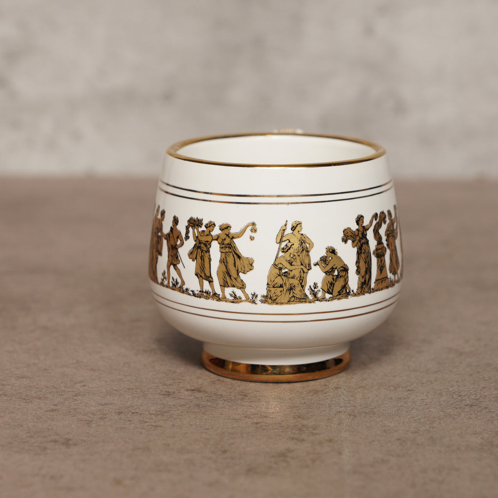 希臘Arguros Ceramics神話人物手工24K金杯組