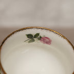 1960英國Elizabethan粉玫瑰細骨瓷杯組
