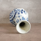 1940荷蘭Delft Blue風格半手繪壁爐花瓶三件組