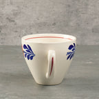 比利時Boch手繪Boerenbont “Audrey"茶杯/咖啡杯組