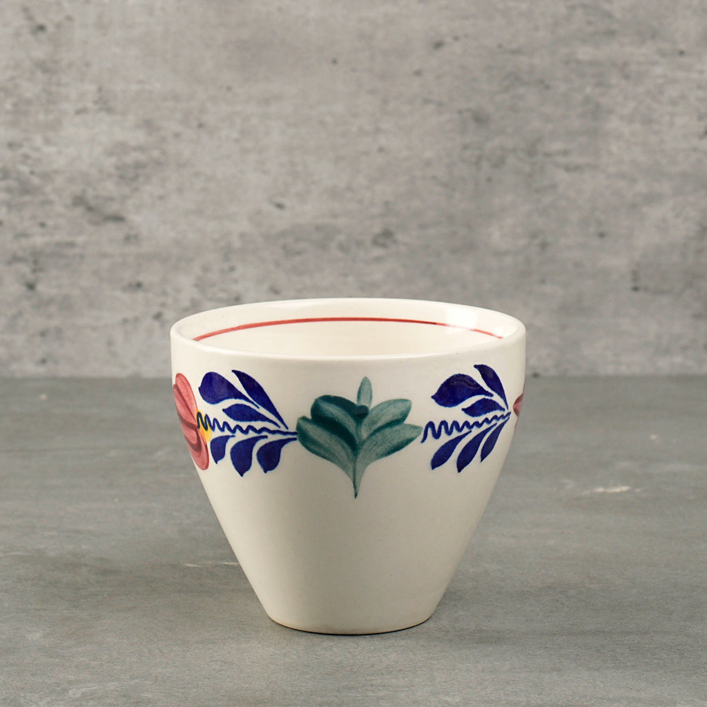 比利時Boch手繪Boerenbont “Audrey"茶杯/咖啡杯組